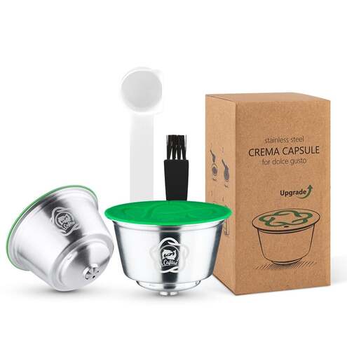 Wiederverwendbare Edelstahl-Kapsel für Dolce Gusto - greencoffee ☕️🌱