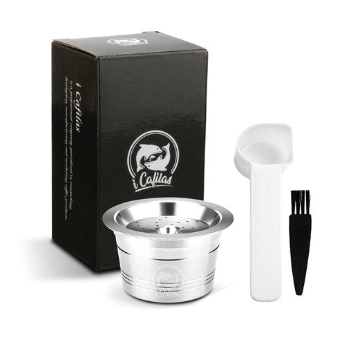 Wiederverwendbare Edelstahl-Kapsel für Cafissimo / Teekanne Tealounge / ALDI Expressi - greencoffee ☕️🌱