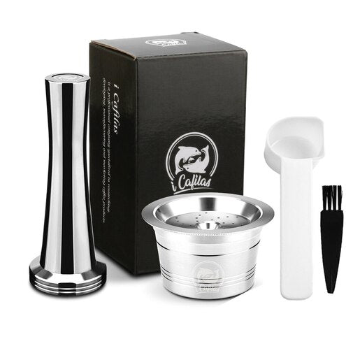 Wiederverwendbare Edelstahl-Kapsel für Cafissimo / Teekanne Tealounge / ALDI Expressi - greencoffee ☕️🌱