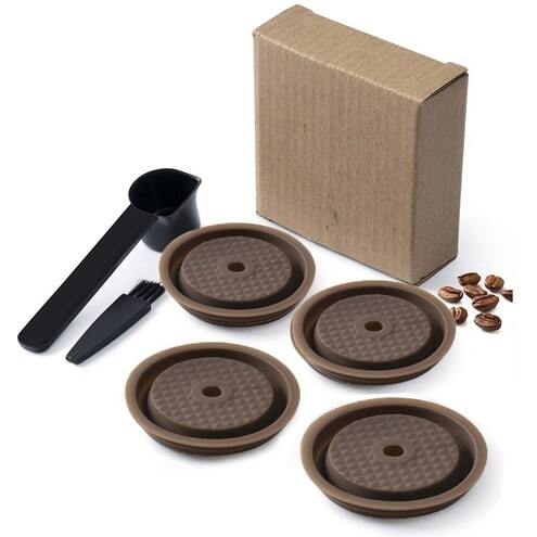 Wiederverwendbare Silikon-Deckel für Nespresso Vertuo - greencoffee ☕️🌱