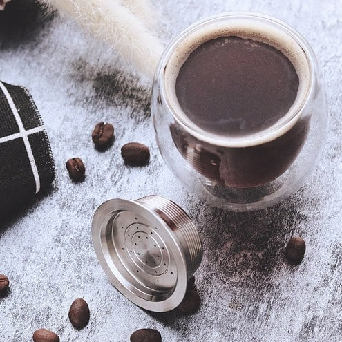 Wiederverwendbare Edelstahl-Kapsel für Lavazza Mio - greencoffee ☕️🌱