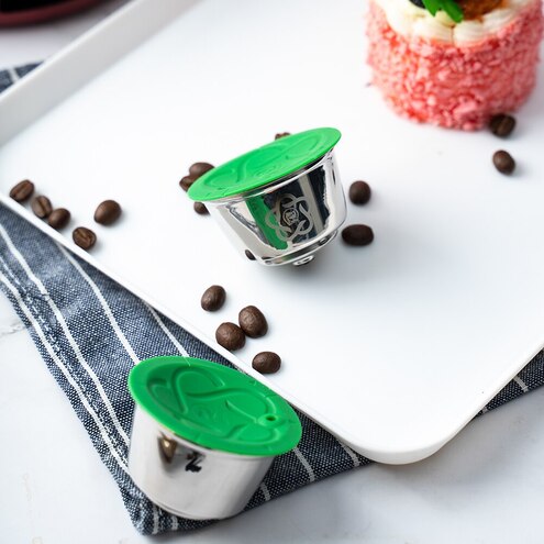 Wiederverwendbare Edelstahl-Kapsel für Dolce Gusto - greencoffee ☕️🌱