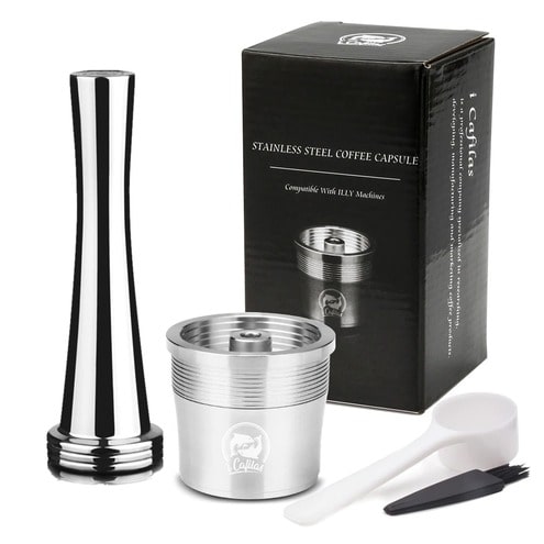 Stainless steel shop coffee capsules