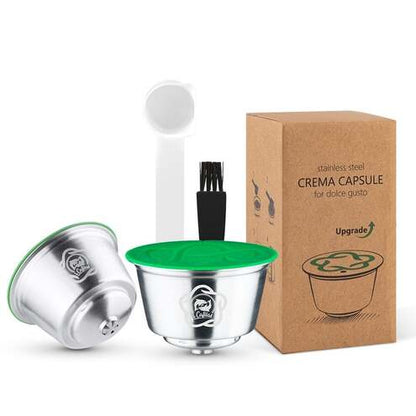 Wiederverwendbare Edelstahl-Kapsel für Dolce Gusto - greencoffee ☕️🌱