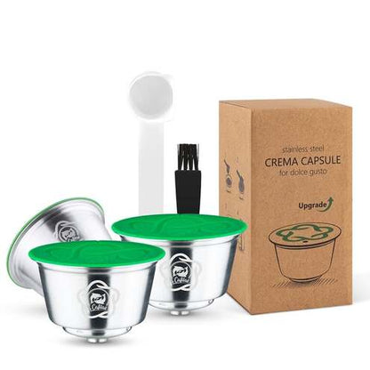 Wiederverwendbare Edelstahl-Kapsel für Dolce Gusto - greencoffee ☕️🌱