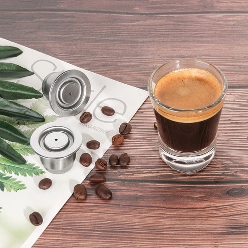 Wiederverwendbare Edelstahl-Kapsel für Nespresso - greencoffee ☕️🌱